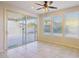 Dining room with patio access and tile floors at 1132 W Santa Gertrudis Trl, San Tan Valley, AZ 85143