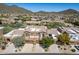 Aerial view of the property showing the home's location and surrounding landscape at 11683 N 135Th Pl, Scottsdale, AZ 85259