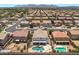 Wide aerial view of the home and surrounding neighborhood at 11860 W Grant St, Avondale, AZ 85323