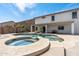 Stunning pool and spa combo with expansive backyard at 11860 W Grant St, Avondale, AZ 85323