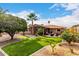 Spacious backyard with putting green and plenty of space at 13438 W Ashwood Dr, Sun City West, AZ 85375