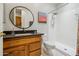 Clean bathroom with a shower and modern vanity at 14501 N Lark Ct, Fountain Hills, AZ 85268