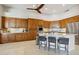 Modern kitchen with ample cabinetry, island, and stainless steel appliances at 14501 N Lark Ct, Fountain Hills, AZ 85268