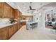 Spacious kitchen with abundant cabinetry and breakfast bar at 14501 N Lark Ct, Fountain Hills, AZ 85268