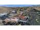 Aerial view of a single story home with red tile roof and desert landscape at 16544 E Trevino Dr, Fountain Hills, AZ 85268