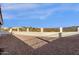 Landscaped backyard with gravel and mountain views at 16544 E Trevino Dr, Fountain Hills, AZ 85268