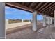 Spacious patio with mountain views and terracotta tile flooring at 16544 E Trevino Dr, Fountain Hills, AZ 85268