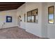 Covered patio with access to the interior and exterior at 16544 E Trevino Dr, Fountain Hills, AZ 85268