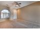 Entryway with arched window and neutral walls at 18473 W Piedmont Rd, Goodyear, AZ 85338