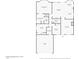 One-story floor plan with 2 bedrooms and 2 bathrooms at 18473 W Piedmont Rd, Goodyear, AZ 85338