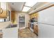 View of kitchen with stainless steel sink and appliances at 19806 N Stardust Blvd, Sun City West, AZ 85375