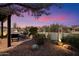 Inviting patio with seating area and desert landscaping at 2129 N Atwood --, Mesa, AZ 85207