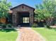 Community center entrance with stonework and landscaping at 2129 N Atwood --, Mesa, AZ 85207