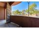 Private balcony with a view of the surrounding area at 21655 N 36Th Ave # 106, Glendale, AZ 85308