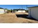 Large backyard with storage shed and expansive space at 236 S 2Nd St, Avondale, AZ 85323