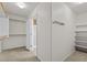 Spacious walk-in closet with shelving units and carpet flooring at 29061 N Cactus Cir, San Tan Valley, AZ 85143