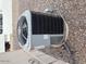 Exterior shot of the air conditioning unit at 300 S Val Vista Dr # 77, Mesa, AZ 85204