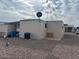 Rear view of the mobile home at 300 S Val Vista Dr # 77, Mesa, AZ 85204