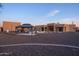 Large backyard with a pebble texture, gazebo, and a swimming pool at 39005 N 11Th Ave, Phoenix, AZ 85086