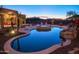 Relaxing pool and spa area with outdoor lighting at 39005 N 11Th Ave, Phoenix, AZ 85086