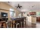 Open floor plan connecting kitchen and living room at 3946 E Pollack St, Phoenix, AZ 85042