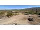 Large backyard with desert landscape and distant mountain views at 45239 N 16Th St, New River, AZ 85087