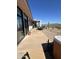 Large backyard patio with hot tub and mountain views at 45239 N 16Th St, New River, AZ 85087