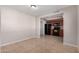 Kitchen with dark wood cabinets, granite counters and black appliances at 4538 W Sierra St, Glendale, AZ 85304