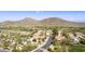 Bird's-eye view of a picturesque community, highlighting its tranquil setting and architectural style at 4602 E Monte Way, Phoenix, AZ 85044