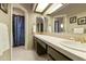 Double vanity bathroom with shower at 4602 E Monte Way, Phoenix, AZ 85044