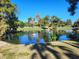 Serene pond with lush landscaping at 5132 N 31St Way # 147, Phoenix, AZ 85016