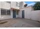 Private patio with access to the front door and storage at 5238 N 42Nd Ln, Phoenix, AZ 85019