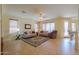 Spacious living room with tile flooring and sofas at 5491 W Pueblo Dr, Eloy, AZ 85131