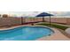 Relaxing kidney shaped pool, great for entertaining at 5711 W Lydia Ln, Laveen, AZ 85339