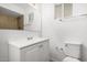 Clean bathroom with white vanity and shower/tub combo at 604 W Emerald Ave, Mesa, AZ 85210