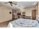 Primary bedroom with fireplace and built-in shelving at 617 S Camino Saguaro --, Apache Junction, AZ 85119