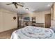 Bedroom with fireplace and built-in shelving at 617 S Camino Saguaro --, Apache Junction, AZ 85119