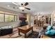 Open living room with a view into the kitchen area at 617 S Camino Saguaro --, Apache Junction, AZ 85119