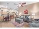 Open living space with a kitchen and dining area visible at 6931 W Blackhawk Dr, Glendale, AZ 85308