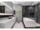 Luxurious bathroom with a soaking tub and walk-in shower at 7180 E Kierland Blvd # 1116, Scottsdale, AZ 85254