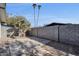 Landscaped backyard with gravel and block wall at 829 E 9Th Pl, Mesa, AZ 85203