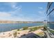 Aerial view of the lakefront with scenic walking paths at 140 E Rio Salado Pkwy # 506, Tempe, AZ 85281