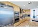 Modern kitchen with stainless steel appliances and granite counters at 140 E Rio Salado Pkwy # 506, Tempe, AZ 85281