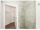 Elegant bathroom with walk-in shower and closet at 15225 N 100Th St # 2187, Scottsdale, AZ 85260