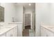 Spa-like bathroom with double sinks and walk-in shower at 15225 N 100Th St # 2187, Scottsdale, AZ 85260