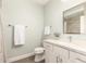 Clean bathroom with single sink and shower/tub combo at 15225 N 100Th St # 2187, Scottsdale, AZ 85260