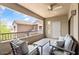 Private patio with seating area, great for relaxing at 15225 N 100Th St # 2187, Scottsdale, AZ 85260