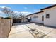 Backyard with a basketball court and block wall at 2536 E Wood Pl, Chandler, AZ 85249