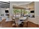 Bright dining area with a round table and view of the backyard at 2536 E Wood Pl, Chandler, AZ 85249