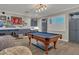 Game room with a pool table and plenty of space at 2536 E Wood Pl, Chandler, AZ 85249
